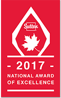 SUTTON 2017 Ntional Award of Excellence